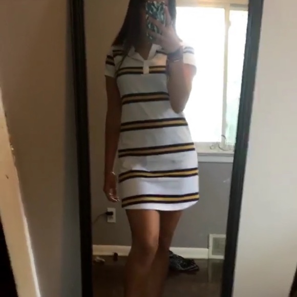 White Collared Dress - Picture 2 of 3